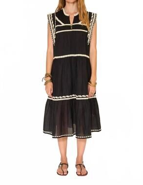 NEW MKT STUDIO roleo dress in black
